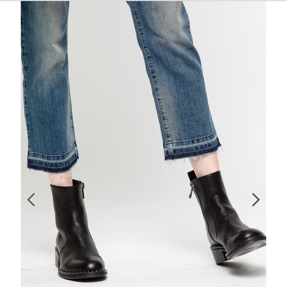 Zadig & Votaire black Empress Clous Boots NEW 37 7